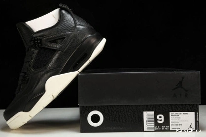 4 Retro Black Hair Pony Jordan 0727